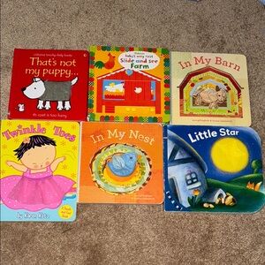 Kids Board Book Set - Usborne, Karen Katz, Sara Gillingham
